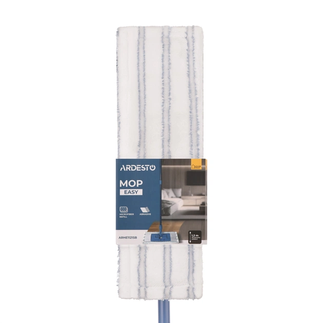 Швабра Ardesto Easy З телескопічною ручкою 70/120 см та змінною насадкою 40 см Синя (ARHE1121SB) - picture 8