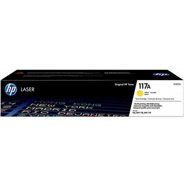 Картридж HP Laser 117A Yellow (W2072A) - изображение 1