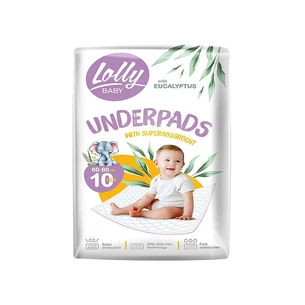 Пелюшки для малюків Lolly 60*60 см 10 шт (4820174981808) picture 1