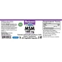Мінерали Bluebonnet Nutrition ЧСЧ 1000 мг, MSM, 60 вегетаріанських капсул (BLB0958) - зменшене зображення 2