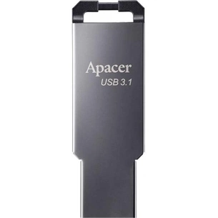 USB флеш накопичувач Apacer 32GB AH360 Ashy USB 3.1 Gen1 (AP32GAH360A-1) зображення 1