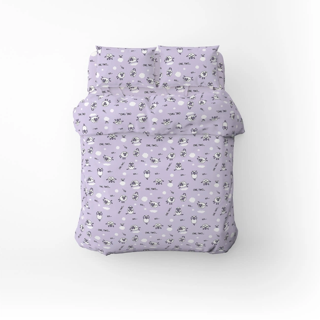 Дитячий постільний набір Home Line Ягнята бузкові (159141) - picture 1
