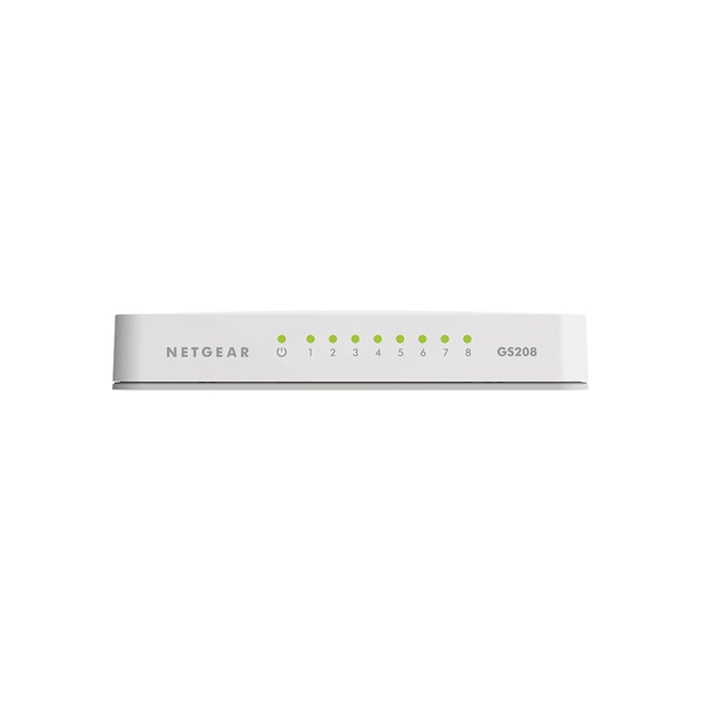 Комутатор мережевий Netgear GS208-100PES - зображення 1