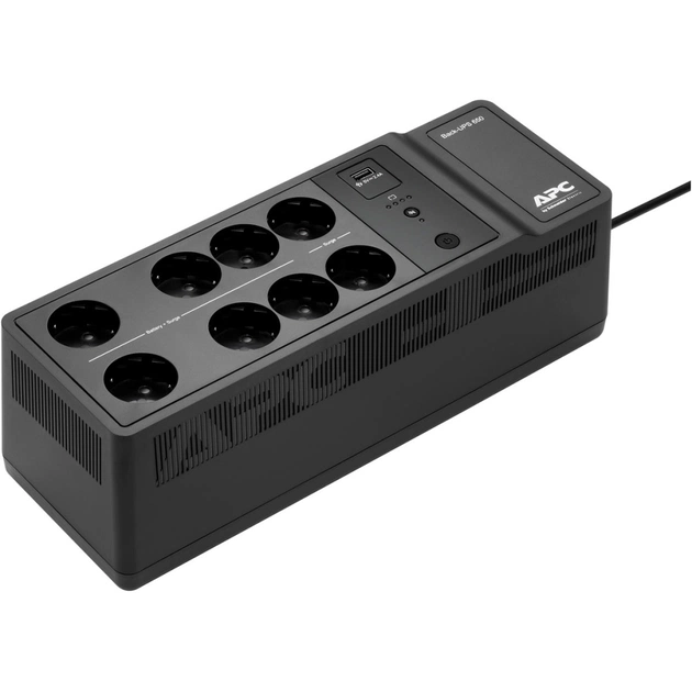 Пристрій безперебійного живлення APC Back-UPS 650VA (BE650G2-GR) - зображення 1