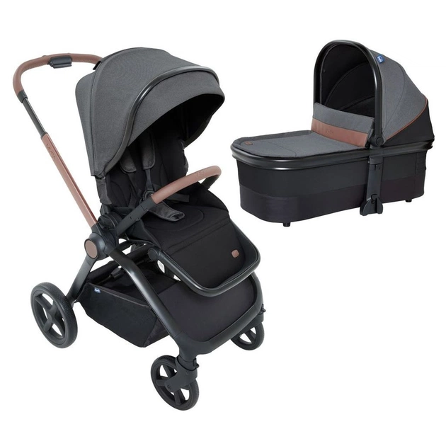 Коляска Chicco 2 в 1 Mysa Сіра (2900990849451) (87026.45.01) - изображение 1