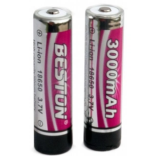 Акумулятор 18650 (168A) 3000 mAh *2 з захистом Beston (AAB1848) зображення 1
