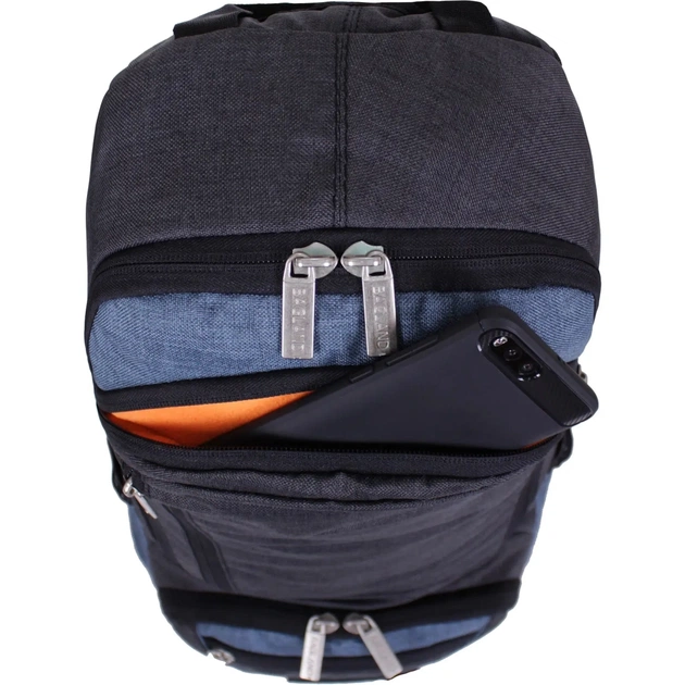 Рюкзак для ноутбука Bagland 15.6" Granite 23L black/gray 0012069 (7072175) - picture 10