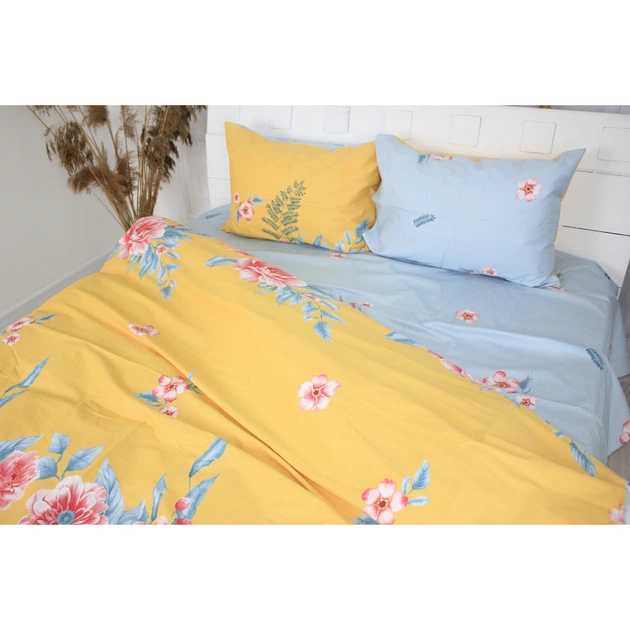 Простирадло MirSon Сатин Premium 22-1267 Tropics 240x260 см (2200003068559) - зображення 3