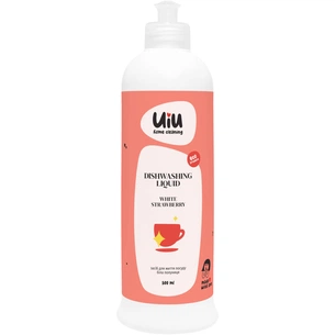 Засіб для ручного миття посуду UIU Біла полуниця 500 мл (4820152332820) зображення 1