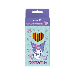 Олівці кольорові Kite Kuromi двосторонні, 12 кольорів (HK25-054-2) зображення 1