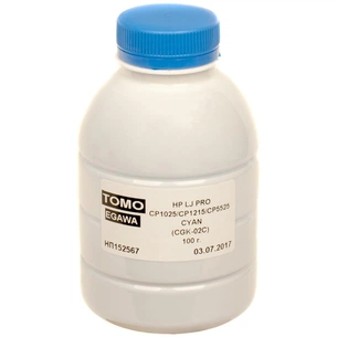 Тонер HP LJ PRO CP1025/CP1215/CP5525 100g CYAN Chemical Tomoegawa (CGK-02C-100) зображення 1