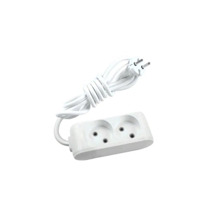 Мережевий подовжувач Panasonic X-tendia 2 розетки, 3м (WLTB02232GR-UA) зображення 1