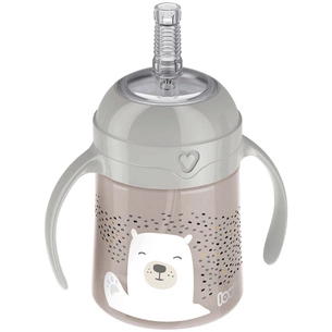 Поїльник-непроливайка Lovi Buddy Bear з трубочкою та обтяжувачем 150 мл (35/360) зображення 1