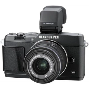 Цифровий фотоапарат Olympus E-P5 14-42 mm Kit + VF4 black (V204051BE020) зображення 1