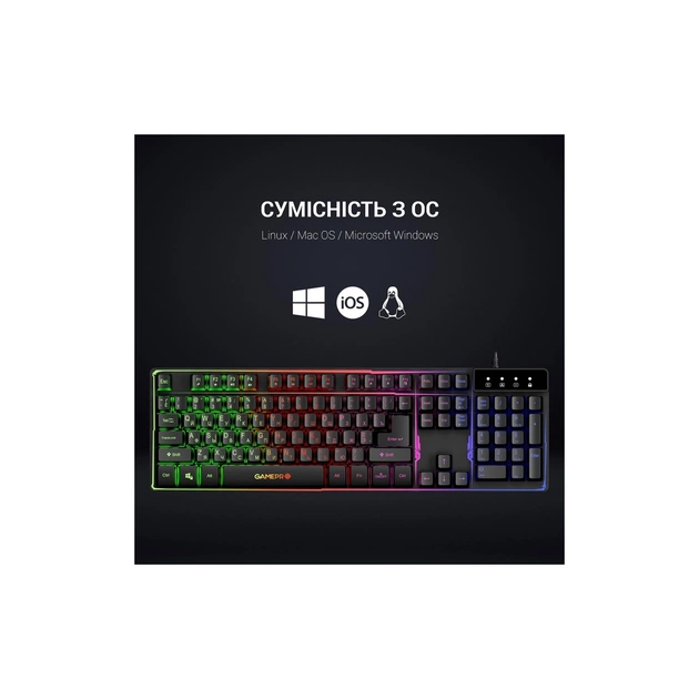 Клавіатура GamePro GK576 Nitro+ USB Black (GK576) - picture 11