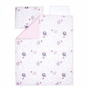 Дитячий постільний набір Верес Змінний Elephant family pink (3 од.) (153.3.16) зображення 1