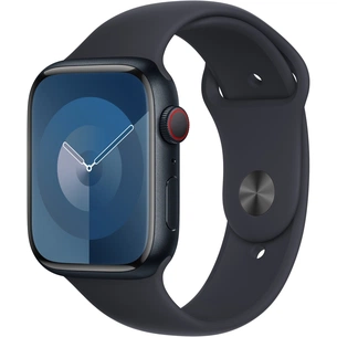 Ремінець до смарт-годинника Apple 45mm Midnight Sport Band - X/L (MU2F3ZM/A) зображення 1