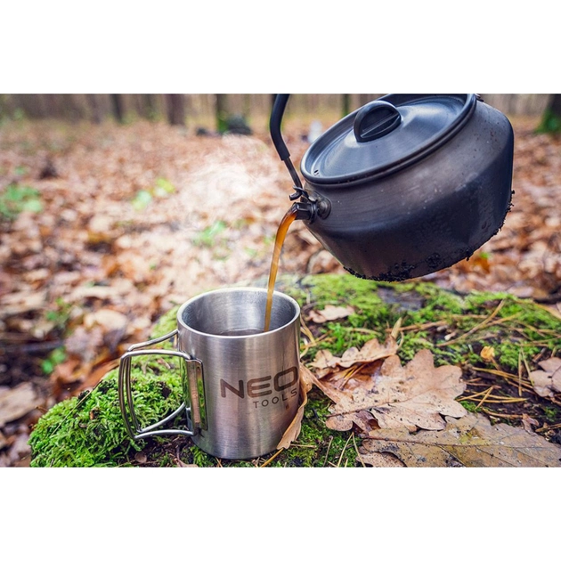 Чайник туристичний Neo Tools 0.8 л Grey (63-147) - picture 3