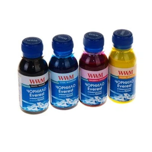 Чорнило WWM EPSON UNIVERSAL EVEREST pigmented Black/Yellow/Magenta/Cyan (EP02SET-4) зображення 1