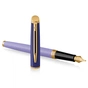 Ручка пір'яна Waterman HEMISPHERE Colour Blocking Purple GT  FP F (12 580) - зменшене зображення 3