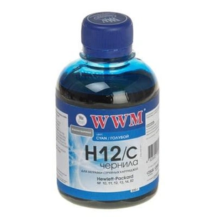Чорнило WWM HP №10/ 11/12/13/14/82 (Cyan) (H12/C) зображення 1