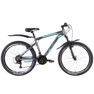 Велосипед Discovery 27,5" TREK DD рама-19,5" 2021 Silver/Turquoise (OPS-DIS-27.5-023) зображення 1