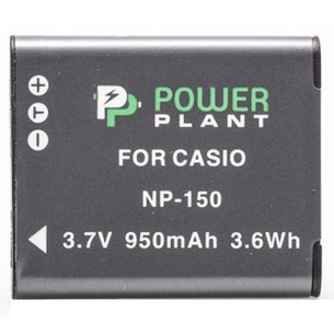 Акумулятор до фото/відео PowerPlant Casio NP-150 (DV00DV1382) зображення 1