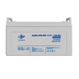 Батарея до ДБЖ LogicPower LPM MG 12В 120 Ач (3876) зображення 1