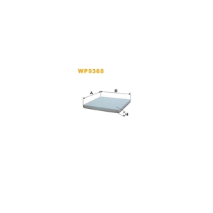Фільтр салону Wixfiltron WP9368 зображення 1