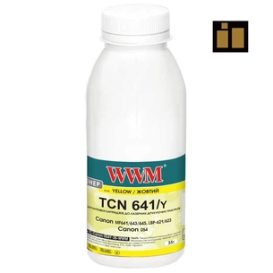Тонер Canon MF641/643/645, LBP-621/623, Canon 054, 35г Yellow, chi WWM (TC-Canon-054Y-35-WWM) зображення 1