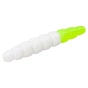 Силікон рибальський FishUP Morio 1.2" 131 - White/Hot Chartreuse, cheese taste (12шт/уп) (1864.13.28) - зменшене зображення 1