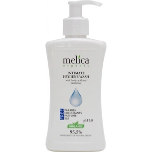 Гель для інтимної гігієни Melica Organic з молочною кислотою та пантенолом 300 мл (4770416342112) зображення 1