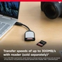Карта пам'яті SanDisk 128GB SD class 10 UHS-II U3 V90 Extreme Pro (SDSDXDM-128G-GN4IN) - зменшене зображення 4