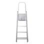 Драбина Eurogold зварна 4-х сходинкова GREY, 156х49х9см, Арт.214 (ЕГ-214 GREY) - зменшене зображення 4
