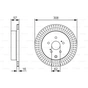 Гальмівний диск Bosch 0 986 479 T16 - зменшене зображення 5