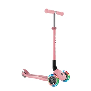 Самокат Globber Primo Foldable Lights колеса з підсвіткою до 50 кг 3+ Пастельно-рожевий (432-211-3) зображення 1