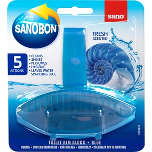 Туалетний блок Sano Синій 55 г (7290010935635) зображення 1