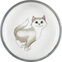 Посуд для котів Trixie Миска для короткомордих порід котів 300 мл/15 см (сіра) (4011905247847) - зменшене зображення 2
