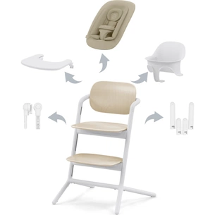 Стілець для годування Cybex Lemo 4в1 Sand White (521003223) зображення 1