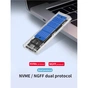 Кишеня зовнішня Dynamode M.2 SSD NVMe/SATA combo ч-з USB3.2 GEN2 Type-C (DM-CAD-SSD09) - зменшене зображення 10