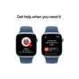 Смарт-годинник Apple Watch Series 10 GPS 42mm Silver Aluminium Case with Denim Sport Band - S/M (MWWA3QH/A) - уменьшенное изображение 6