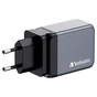 Зарядний пристрій Verbatim GaN 65 W 3 ports (2xUSB-C-65 W /USB-A -3.0) (32201) - зменшене зображення 2