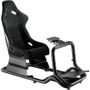 Крісло ігрове OfficePro RS167 з кокпітом кріплення для керма та педалей Black (RS167) зображення 1