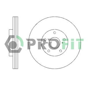 Гальмівний диск Profit 5010-1446 зображення 1