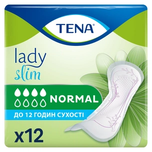 Урологічні прокладки Tena Lady Slim Normal 12 шт. (7322540852127) зображення 1