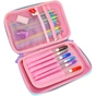 Пенал Cool For School з тисненням 1 відділення Рожевий (QT-5669-Pink) - зменшене зображення 2