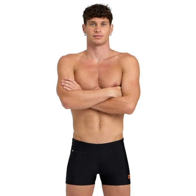 Плавки Arena Zip Swim Short 006159-500 чорний 95 (3468336880128) - изображение 1