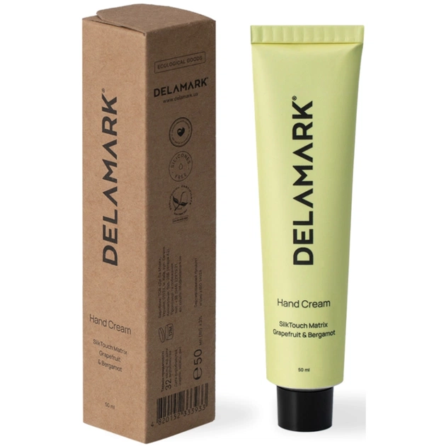 Крем для рук DeLaMark Grapefruit & Bergamot 50 мл (4820152333933) - зображення 1