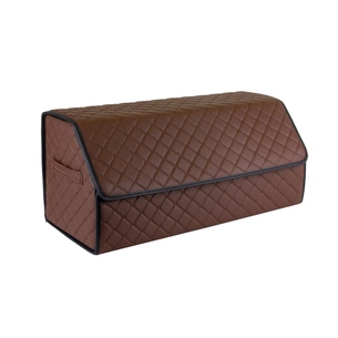 Сумка-органайзер EVAtech ECO L 30x30x65 см коричнева з коричневою ниткою (EHECELZZBR) зображення 1