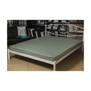 Простирадло Billerbeck на резинці (фланель) світло-сіре 100х200 см (1677-523) зображення 1